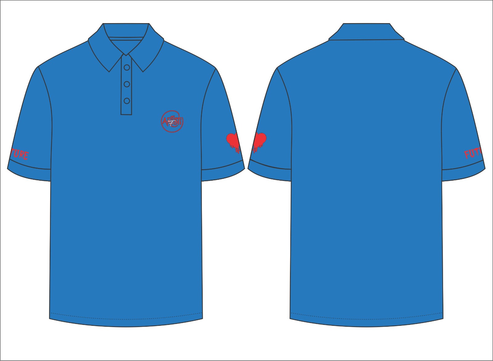 Artsti polo t-shirt